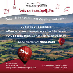 idée cadeau noel charolles montgolfiere