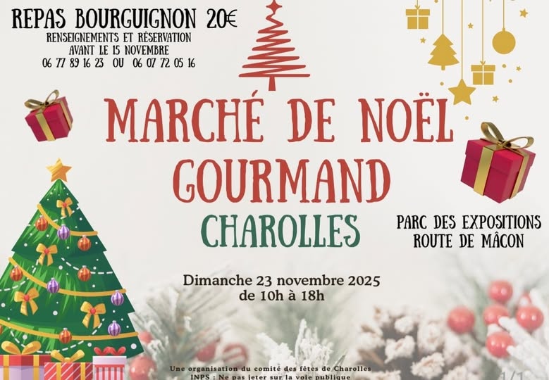 marché de noel gourmand charolles