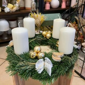 couronne fleur noel charolles