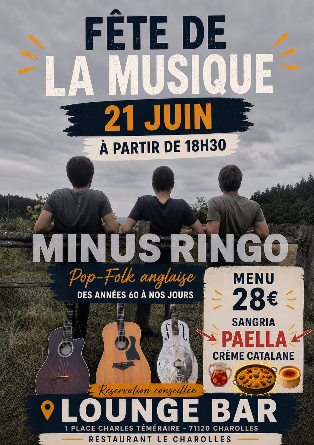 fete de la musique charolles restaurant