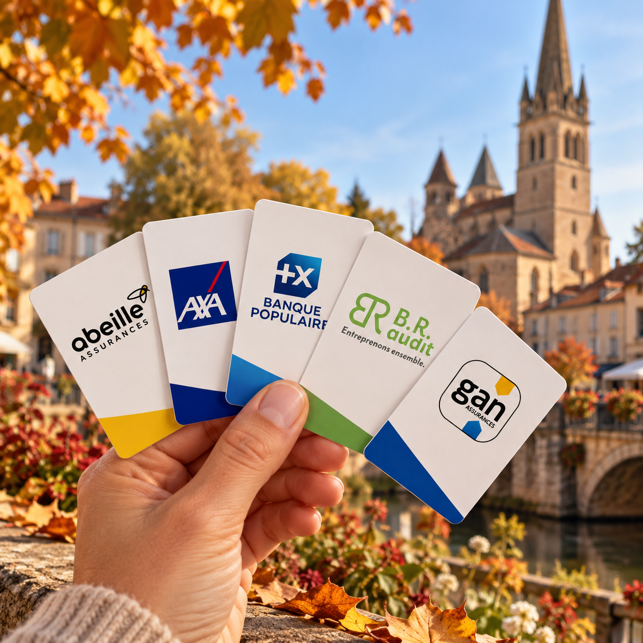 Banques, assurances et cabinet d'expertise comptable membres de Charolles Vous & Nous